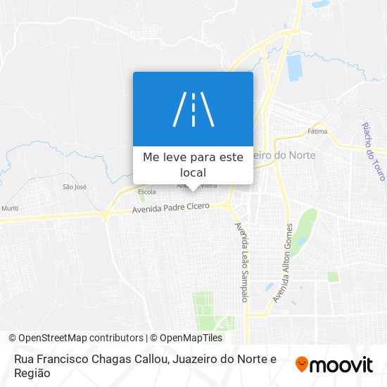 Rua Francisco Chagas Callou mapa