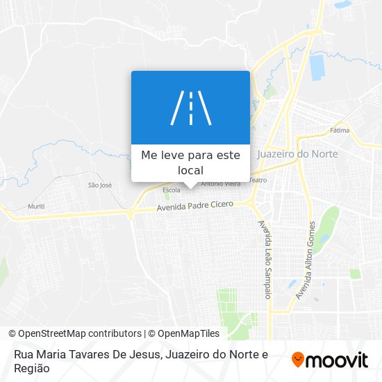 Rua Maria Tavares De Jesus mapa
