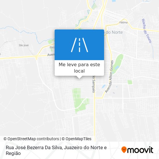 Rua José Bezerra Da Silva mapa