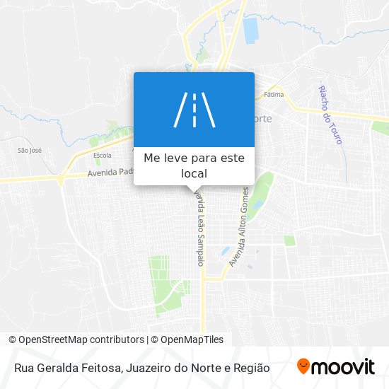 Rua Geralda Feitosa mapa