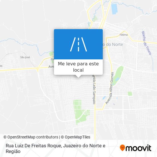 Rua Luiz De Freitas Roque mapa
