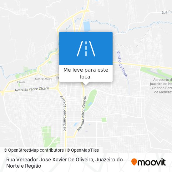 Rua Vereador José Xavier De Oliveira mapa