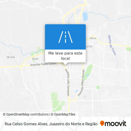 Rua Celso Gomes Alves mapa