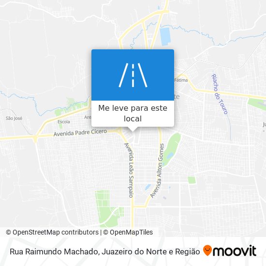 Rua Raimundo Machado mapa