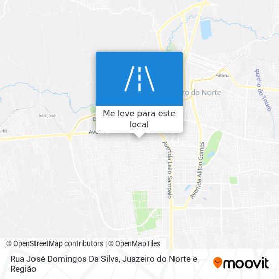 Rua José Domingos Da Silva mapa