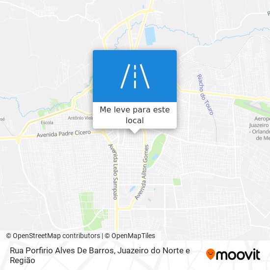 Rua Porfirio Alves De Barros mapa