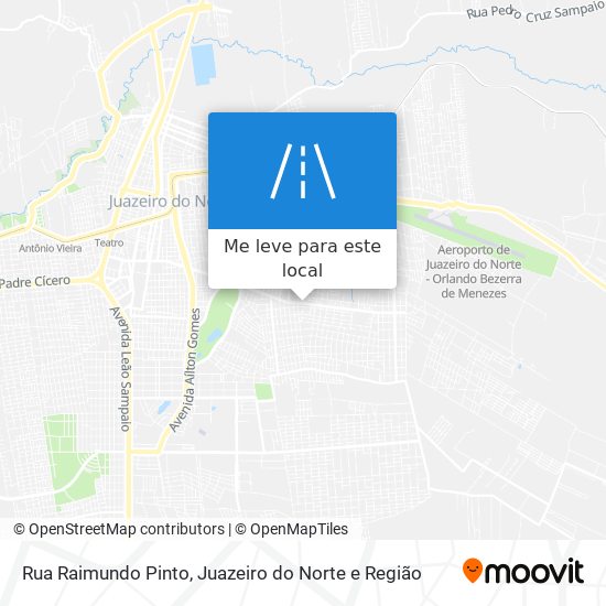 Rua Raimundo Pinto mapa