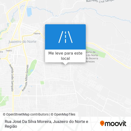 Rua José Da Silva Moreira mapa