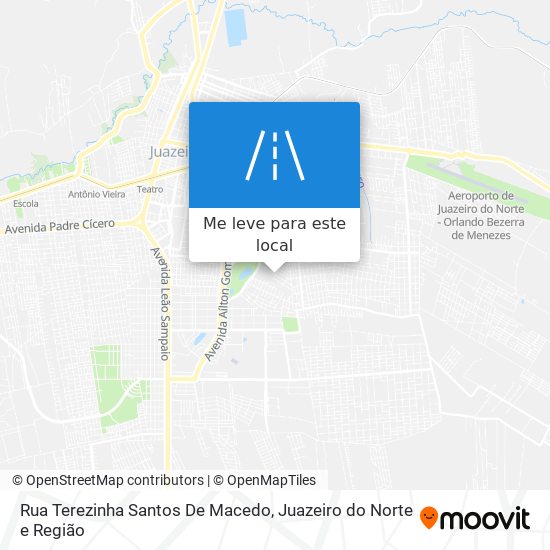 Rua Terezinha Santos De Macedo mapa