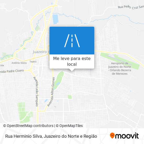 Rua Herminio Silva mapa
