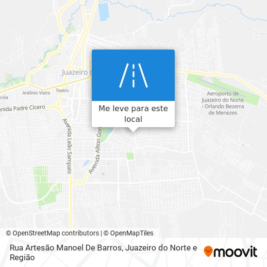 Rua Artesão Manoel De Barros mapa