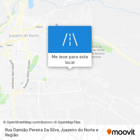 Rua Damião Pereira Da Silva mapa