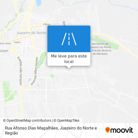 Rua Afonso Dias Magalhães mapa