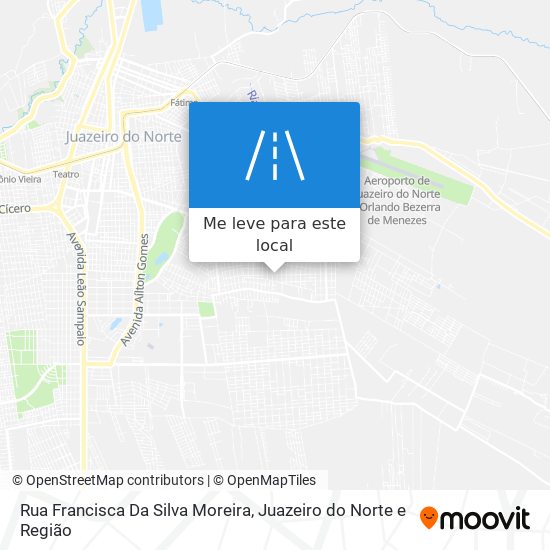 Rua Francisca Da Silva Moreira mapa