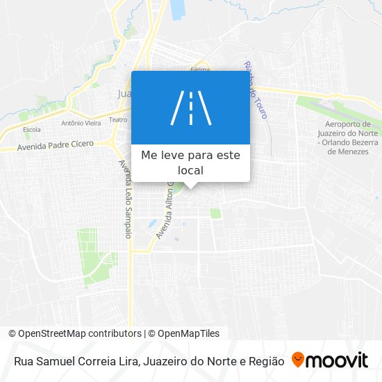 Rua Samuel Correia Lira mapa