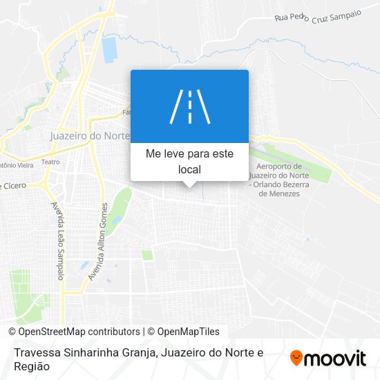 Travessa Sinharinha Granja mapa