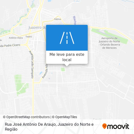 Rua José Antônio De Araujo mapa
