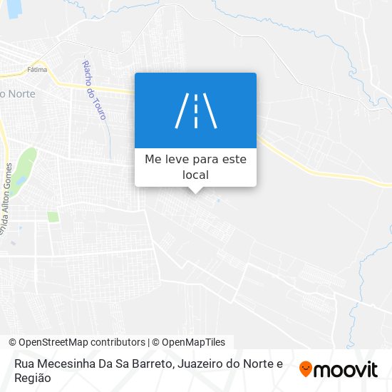 Rua Mecesinha Da Sa Barreto mapa