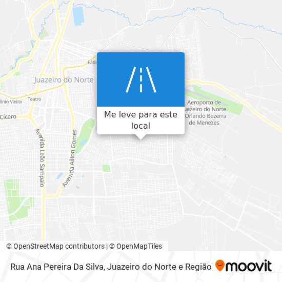 Rua Ana Pereira Da Silva mapa