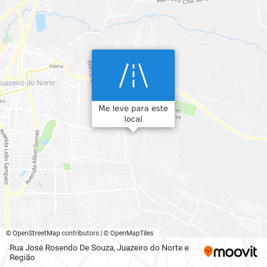 Rua José Rosendo De Souza mapa