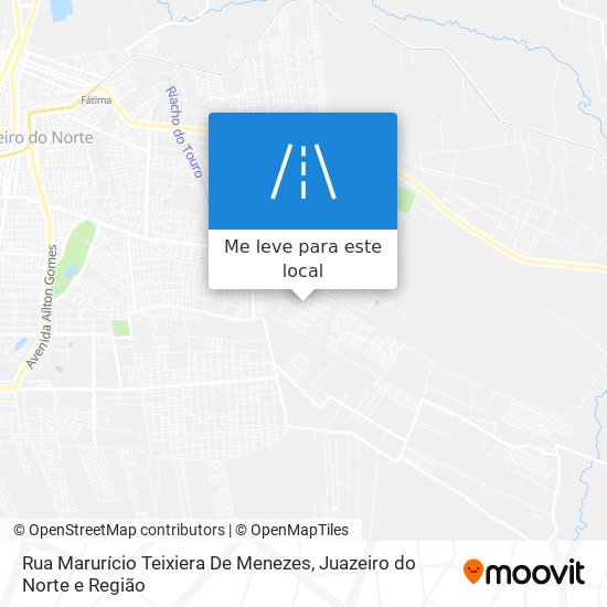 Rua Marurício Teixiera De Menezes mapa