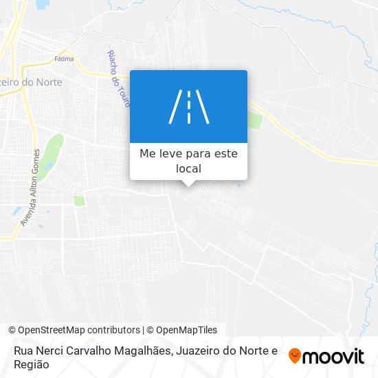 Rua Nerci Carvalho Magalhães mapa
