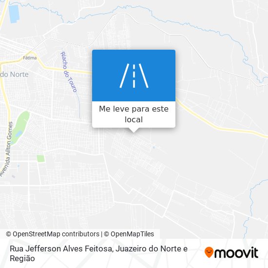 Rua Jefferson Alves Feitosa mapa