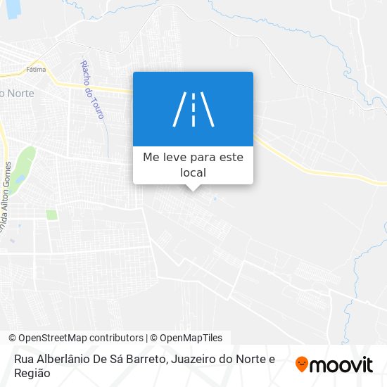 Rua Alberlânio De Sá Barreto mapa