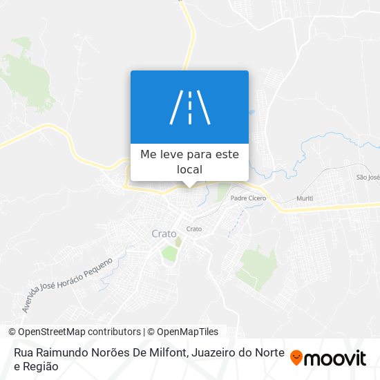 Rua Raimundo Norões De Milfont mapa