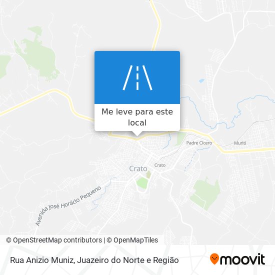 Rua Anizio Muniz mapa