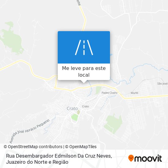 Rua Desembargador Edmilson Da Cruz Neves mapa