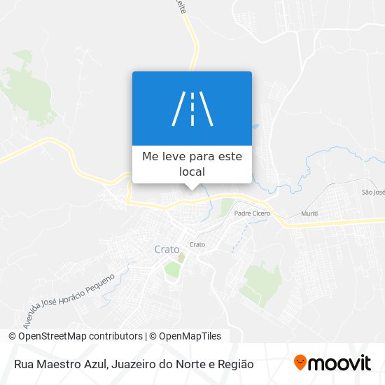 Rua Maestro Azul mapa