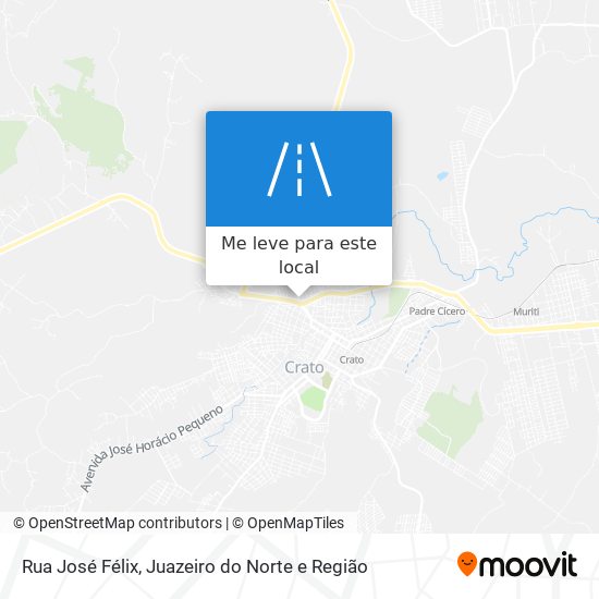 Rua José Félix mapa