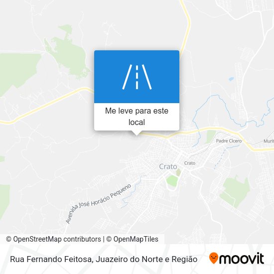 Rua Fernando Feitosa mapa
