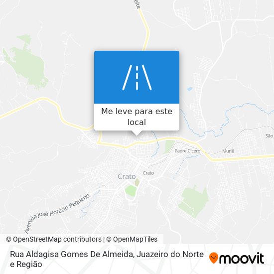Rua Aldagisa Gomes De Almeida mapa