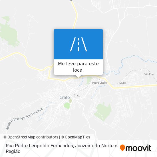 Rua Padre Leopoldo Fernandes mapa
