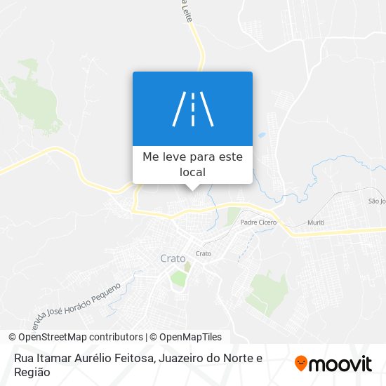 Rua Itamar Aurélio Feitosa mapa