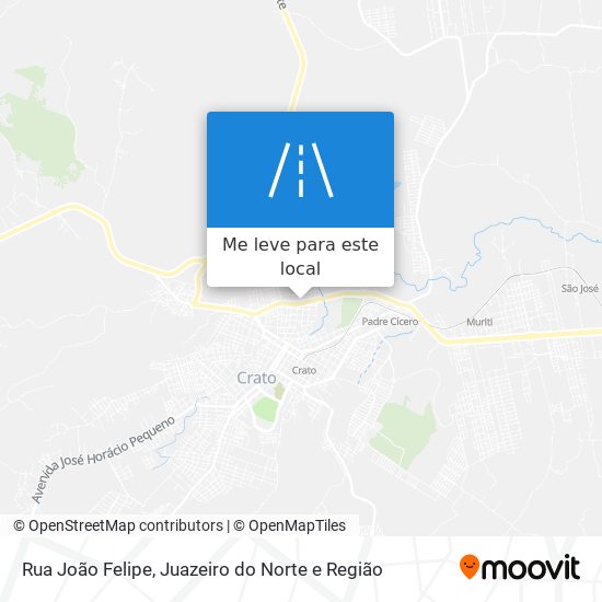 Rua João Felipe mapa