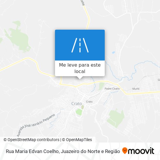 Rua Maria Edvan Coelho mapa
