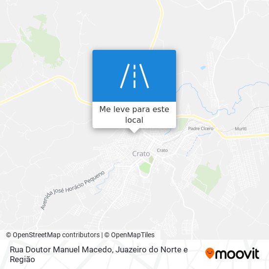 Rua Doutor Manuel Macedo mapa