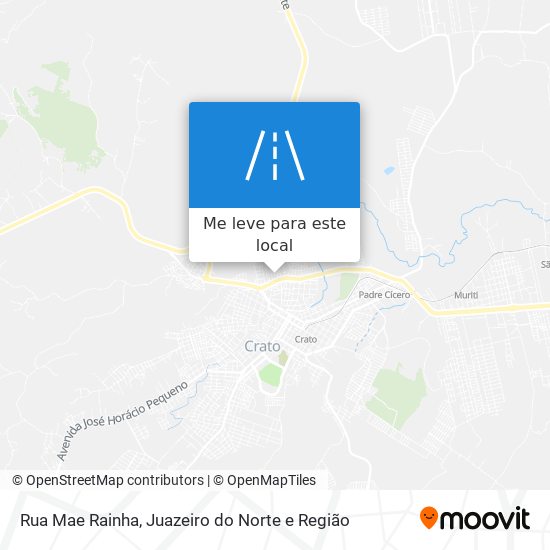 Rua Mae Rainha mapa