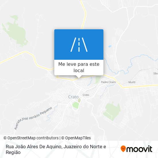 Rua João Alres De Aquino mapa