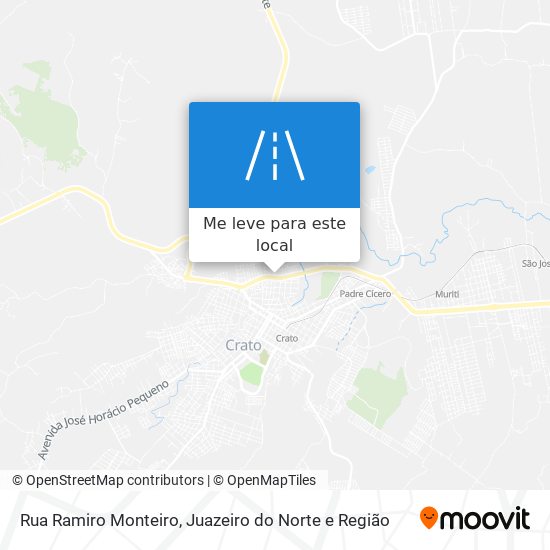 Rua Ramiro Monteiro mapa