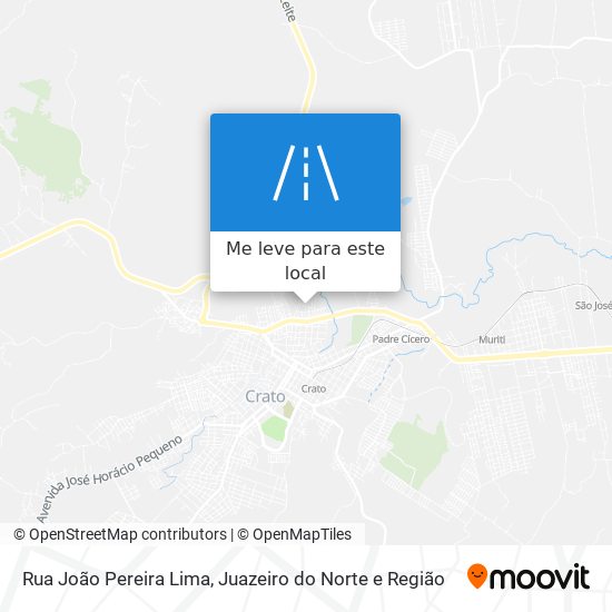 Rua João Pereira Lima mapa