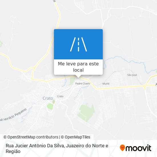 Rua Jucier Antônio Da Silva mapa