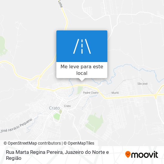 Rua Marta Regina Pereira mapa