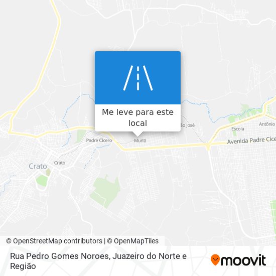 Rua Pedro Gomes Noroes mapa