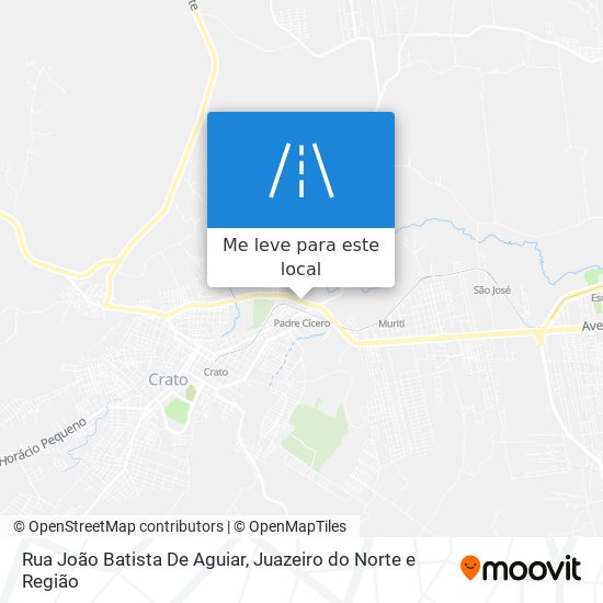 Rua João Batista De Aguiar mapa