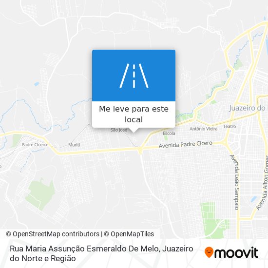 Rua Maria Assunção Esmeraldo De Melo mapa