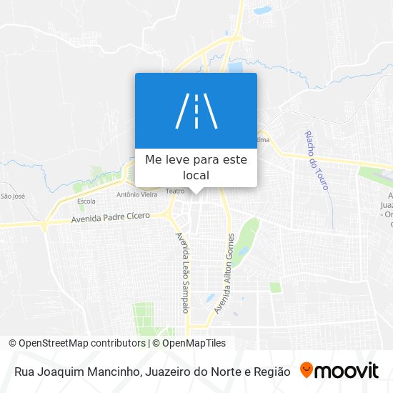 Rua Joaquim Mancinho mapa
